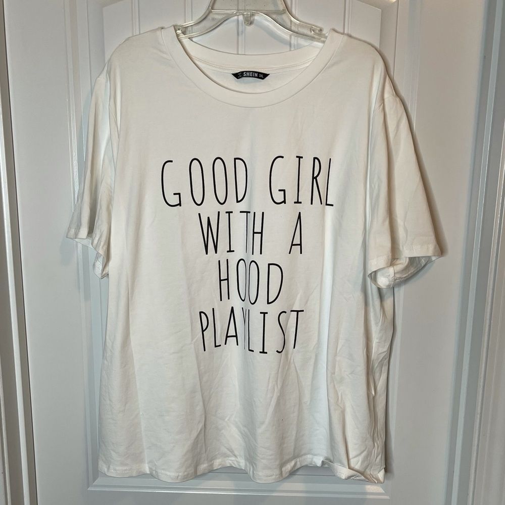 Good Girl with a Hood Playlist T-Shirt